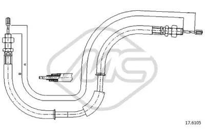Cable de accionamiento, freno de estacionamiento METALCAUCHO 83.923 Disponible Ahora